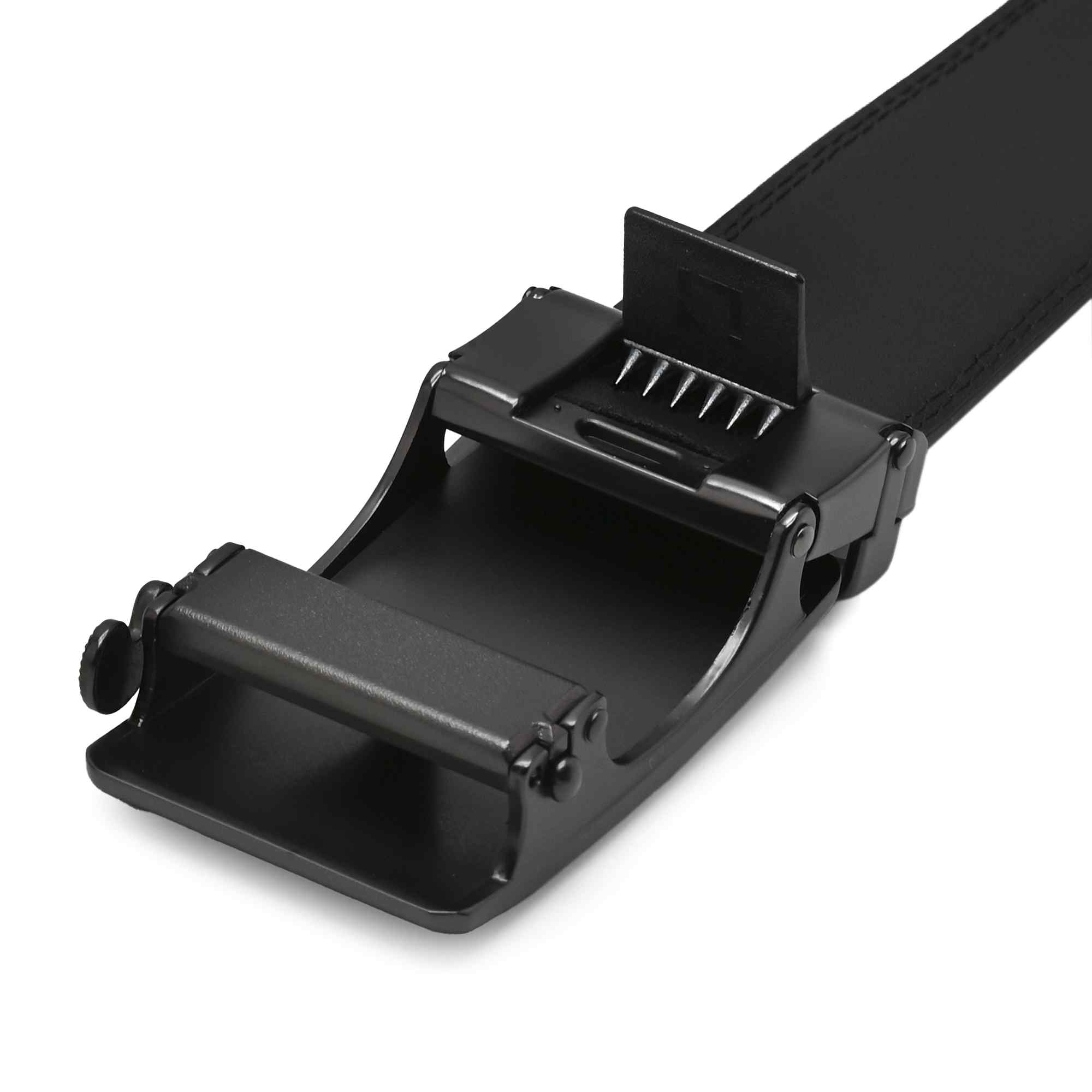 Uxcell Correa De Cuero Para Hombre Sin Cabeza De Hebilla, Correa De Repuesto De Ancho Para Cinturones De Hebilla De Pasador, Negro