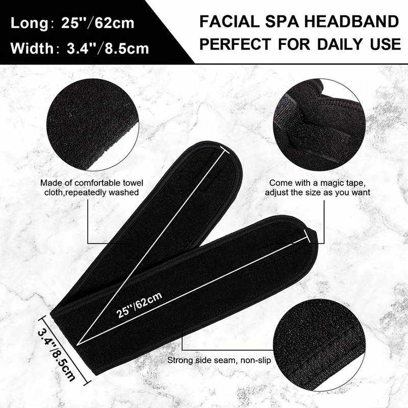 Diadema de Maquillaje para Lavado de Cara Negra - imagen 4