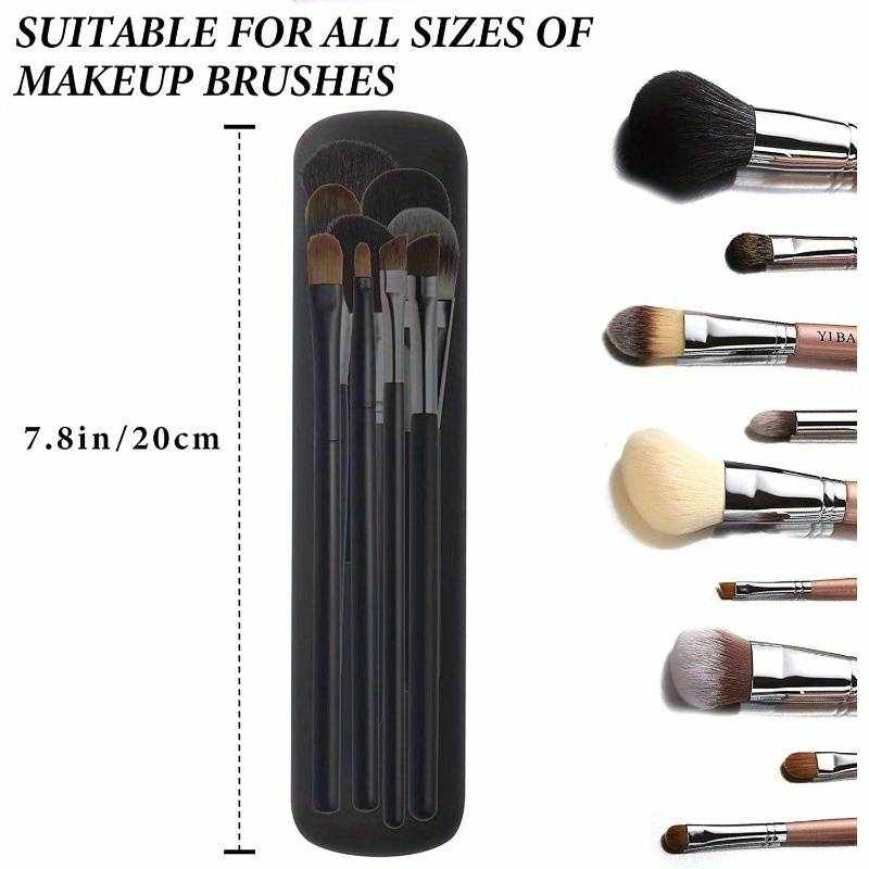 Estuche para brochas de maquillaje - cierre imantado - Negro - imagen 4