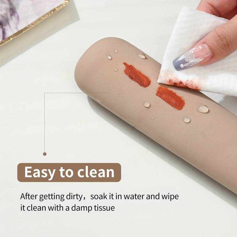 Estuche para brochas de maquillaje - cierre imantado - Negro - imagen 6