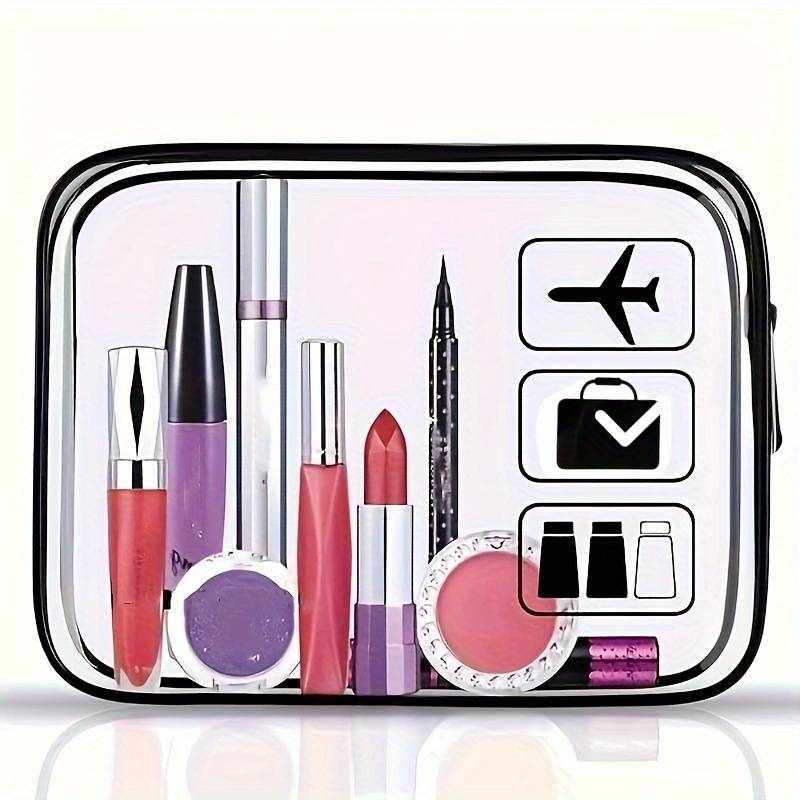 Bolsa de aseo para Avion, Neceser de viaje Viaje, Transparente - imagen 2