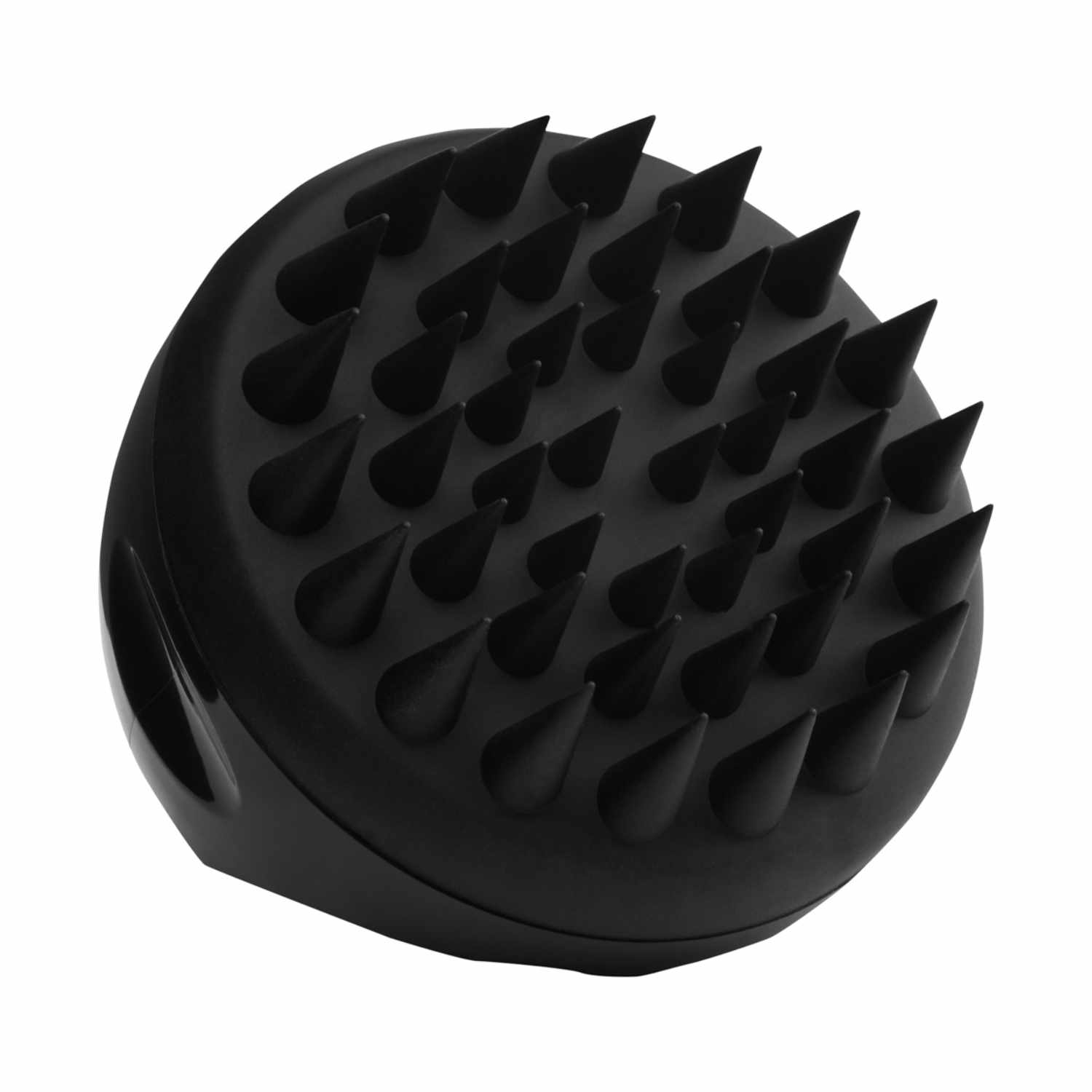 Masajeador Cuero Cabelludo, Cepillo Pelo de Silicona para Champú y Masaje Cabeza - Negro - imagen 2