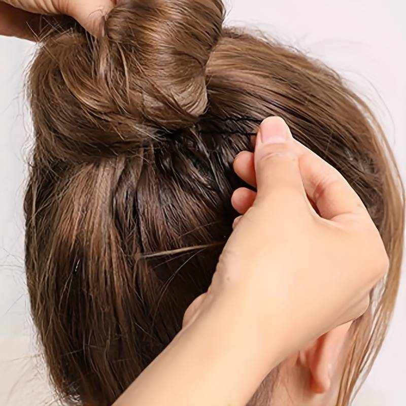 Horquillas de pelo en U - 100 unidades - Negro - 6 Cm - imagen 6