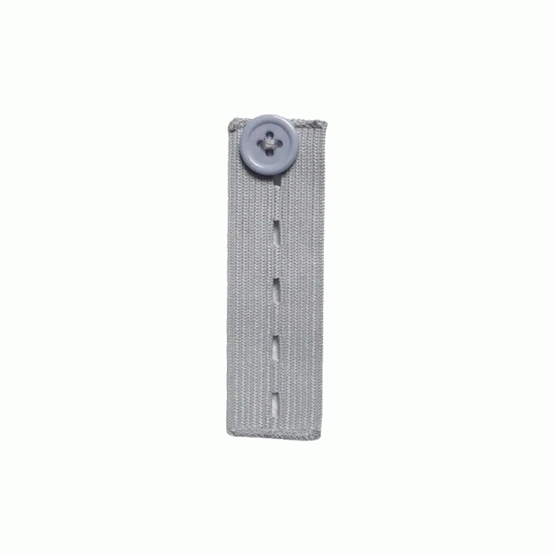 extensor de botones para pantalones, Extensor de cintura ajustable, Extensor de botones elástico, Alargador de cintura - Gris