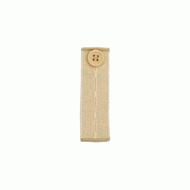 Extensor de botones para pantalones, Extensor de cintura ajustable, Extensor de botones elástico, Alargador de cintura - Beige