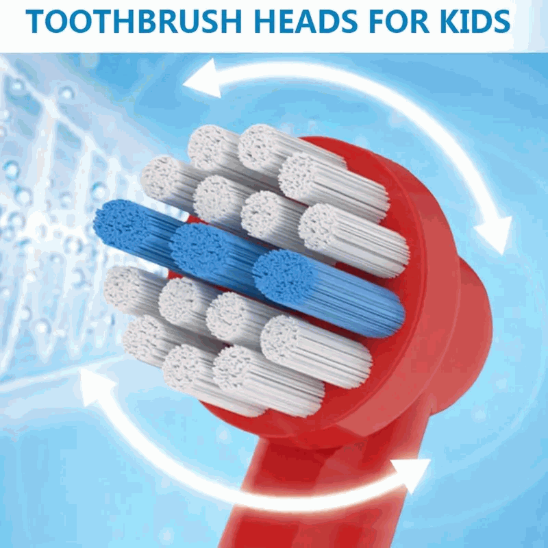 Set de 4 Cabezales de Repuesto para Cepillo de Dientes Eléctrico compatible con Oral-B Infantil - imagen 6