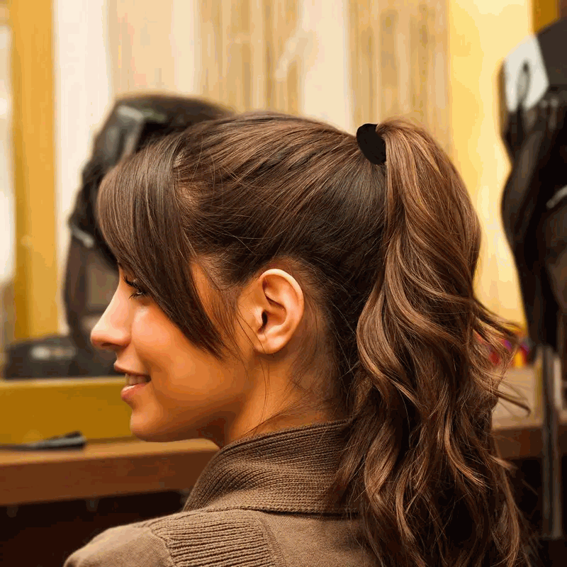 50 Gomas de Pelo, Bandas de Pelo Elásticas Fuertes para Coletas para Cabello - Gruesas - Negro - imagen 6