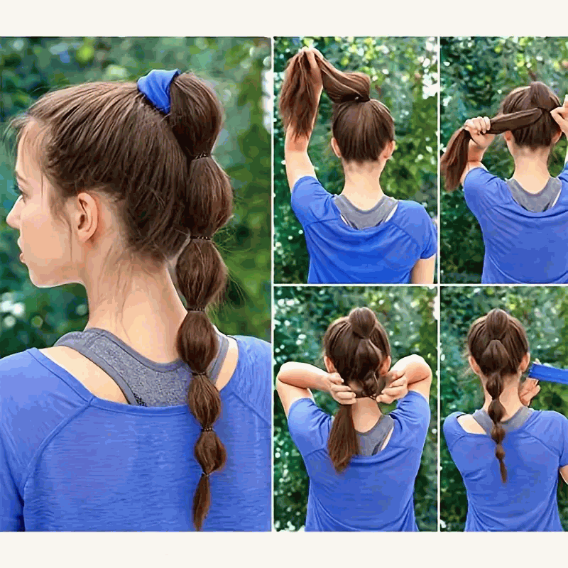 1000 Mini Gomas de Pelo, Bandas Suaves Para Niños, Gomas de Trenzas - Negro - imagen 3