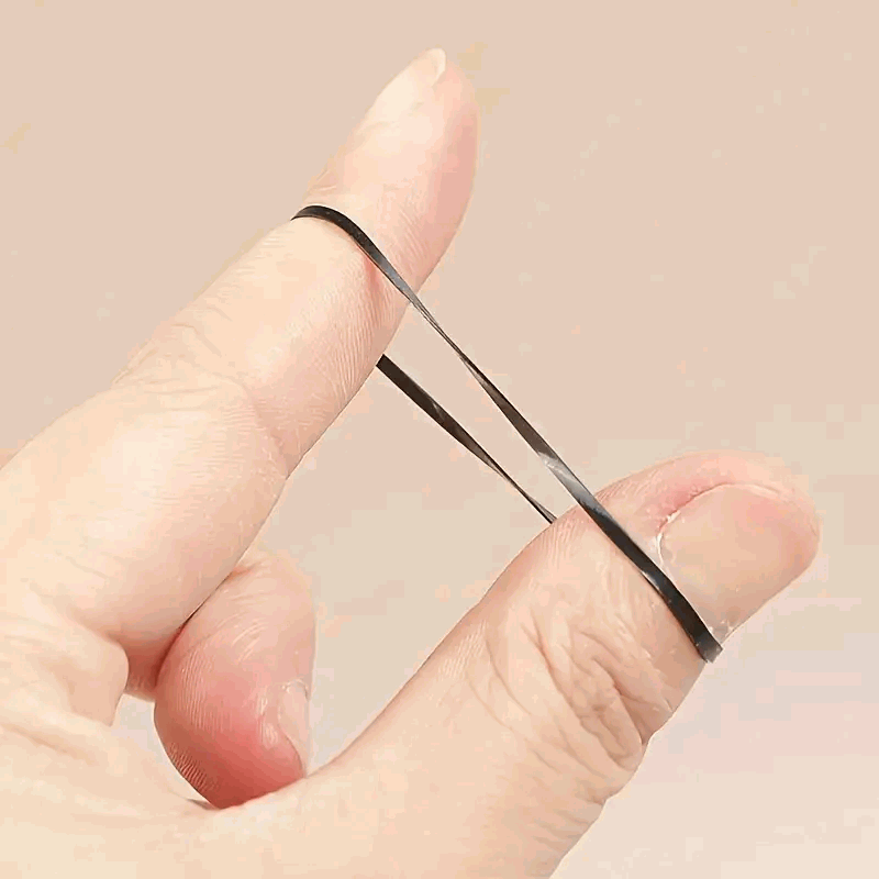 1000 Mini Gomas de Pelo, Bandas Suaves Para Niños, Gomas de Trenzas - Negro - imagen 4