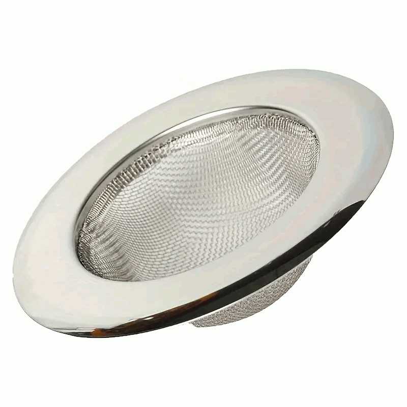 Filtro de Acero Inoxidable para Desagüe de Baño y Cocina, Colador de Fregadero - 7cm - Plateado