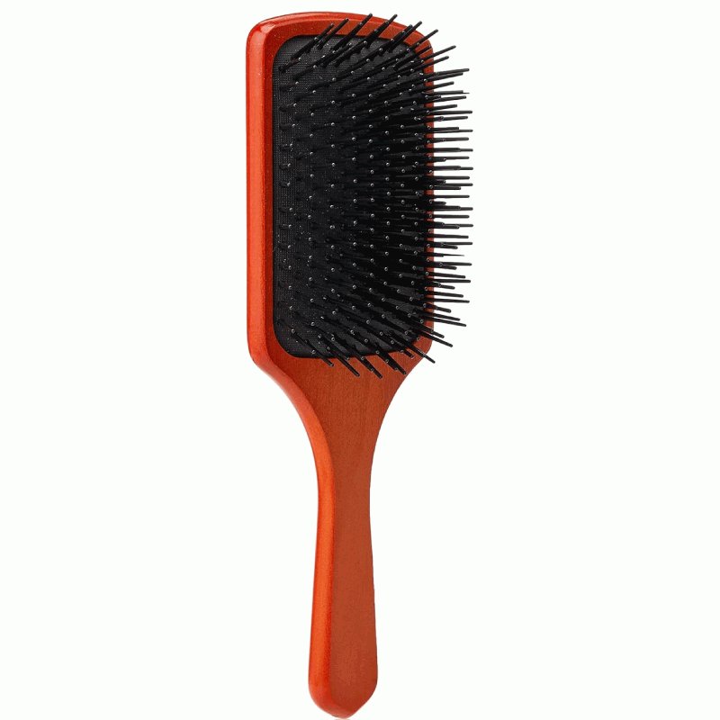 Cepillo Goma Rectangular con mango de madera - puas de plastico - Negro 25.4 cm - imagen 4