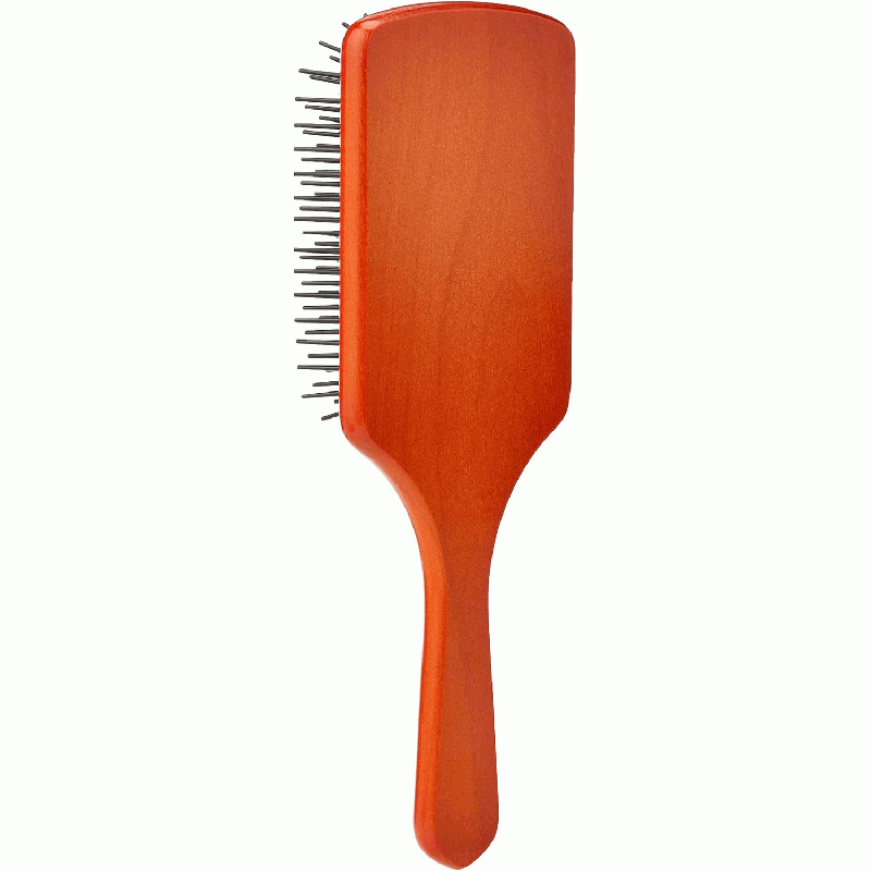 Cepillo Goma Rectangular con mango de madera - puas de plastico - Negro 21.5 cm - imagen 4