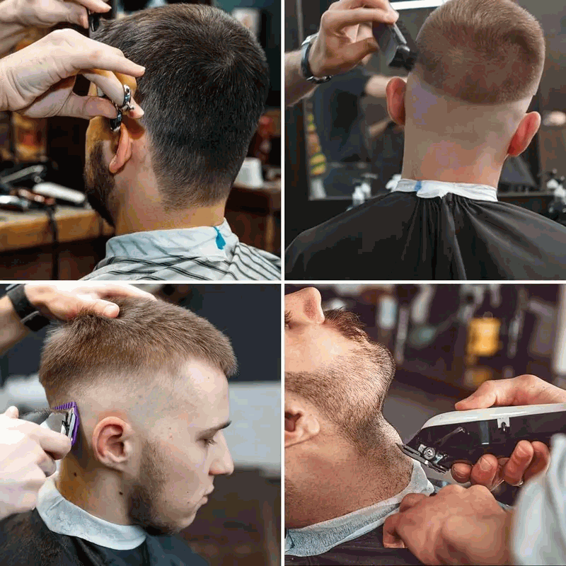 5 Rollos de papel de cuello para Barbería y Peluquería - 500 Servicios - Blanco - imagen 2