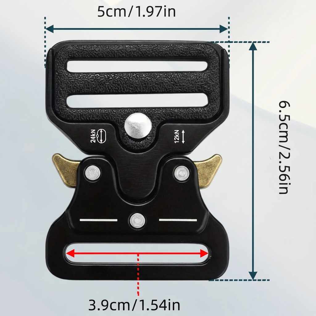 Hebilla de cinturón militar, Adaptable a Cinturones de hasta 40mm de Ancho - imagen 2