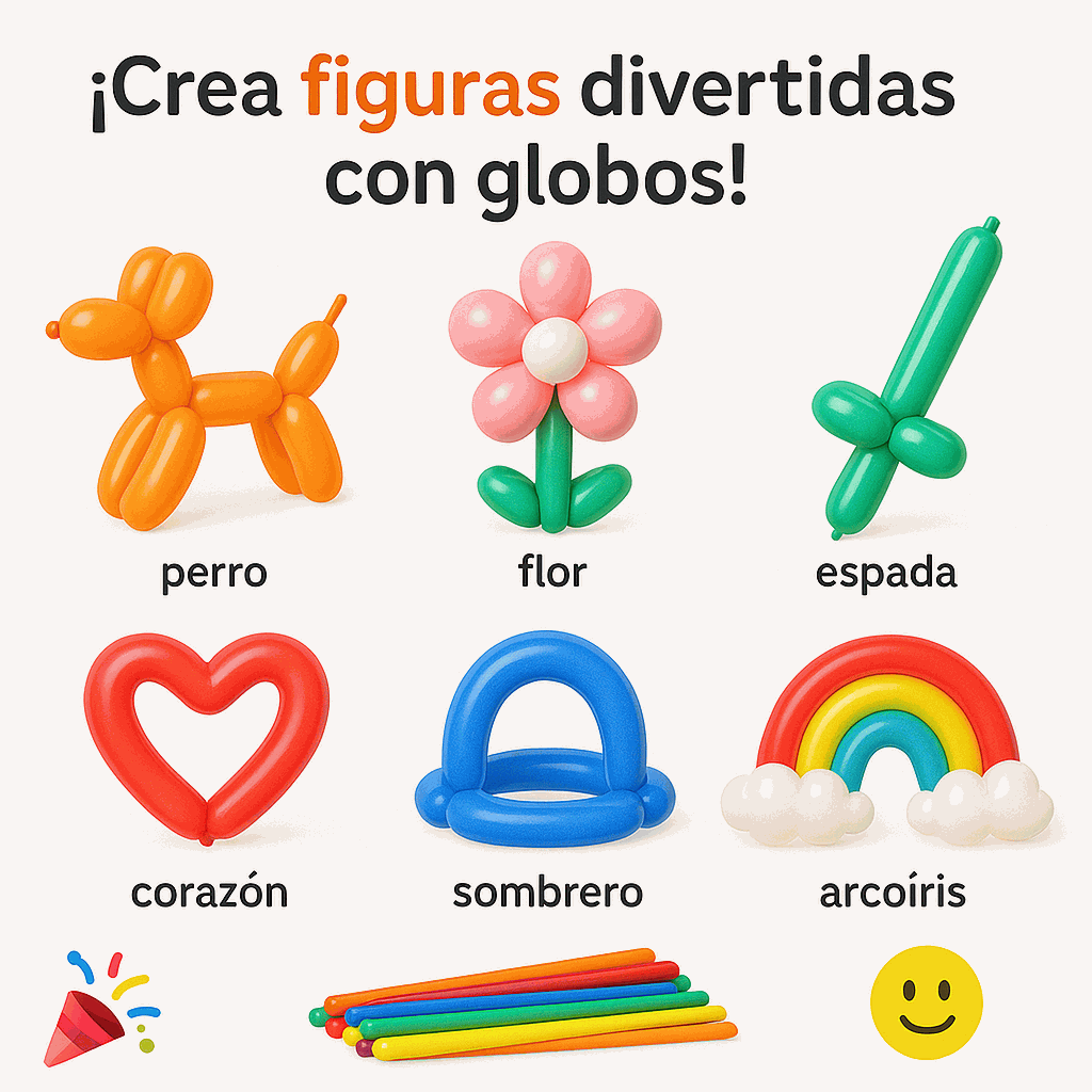 Globos Largos metalizados 25 unidades - Multicolor Metalizados - Globos Mágicos y Moldeables DIY para Fiestas, Bodas y Cumpleaños - imagen 2