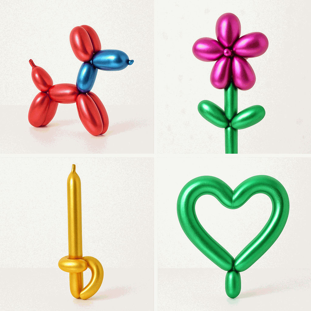Globos Largos metalizados 25 unidades - Multicolor Metalizados - Globos Mágicos y Moldeables DIY para Fiestas, Bodas y Cumpleaños - imagen 3