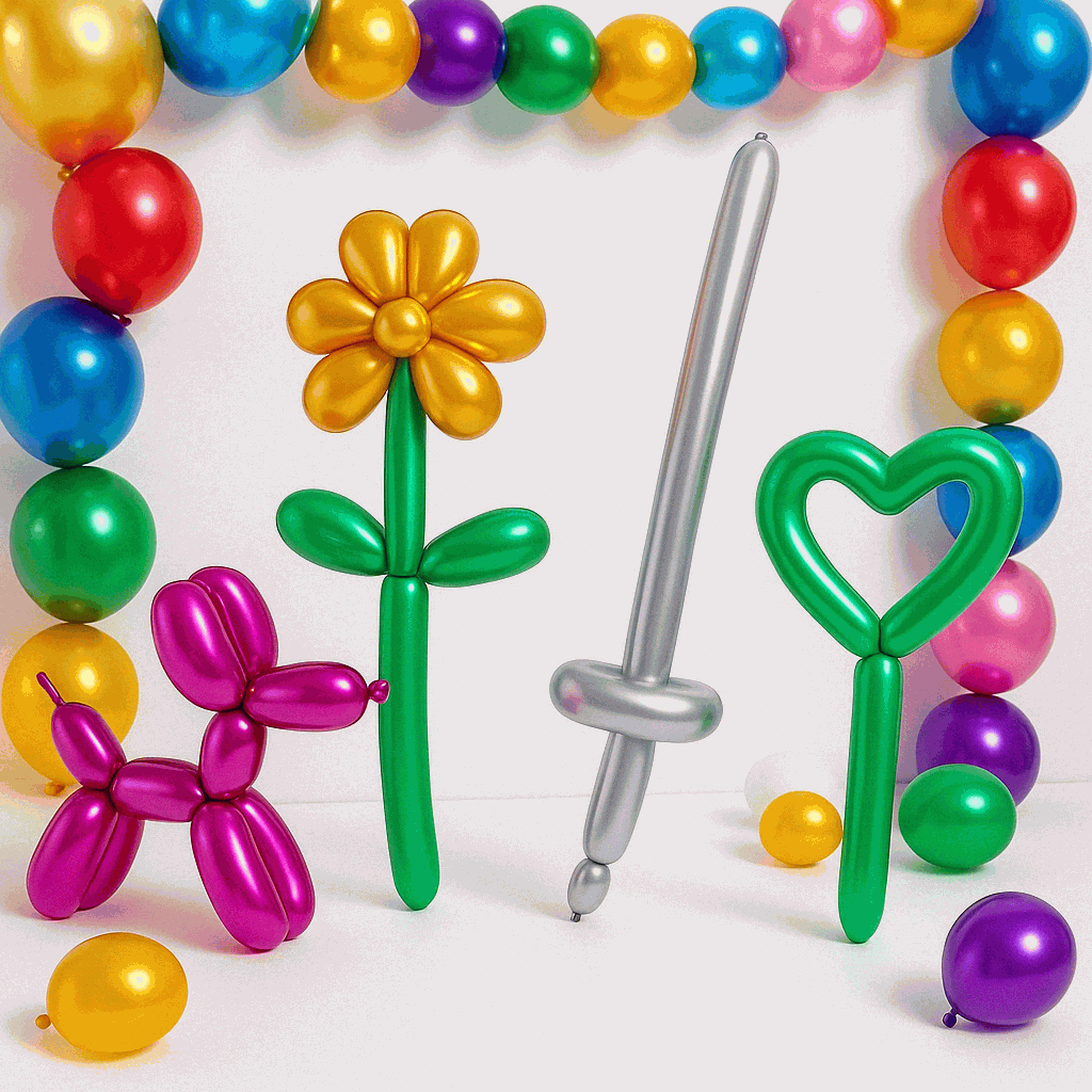 Globos Largos metalizados 25 unidades - Multicolor Metalizados - Globos Mágicos y Moldeables DIY para Fiestas, Bodas y Cumpleaños - imagen 6