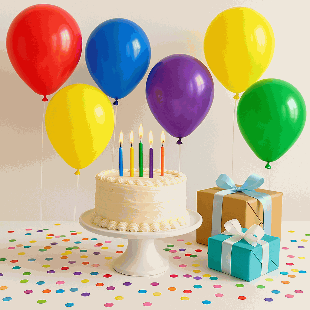 Globos de Cumpleaños Orgánicos 100 Piezas - 100% Látex Natural Biodegradable - Multicolor - 20 cm - imagen 2