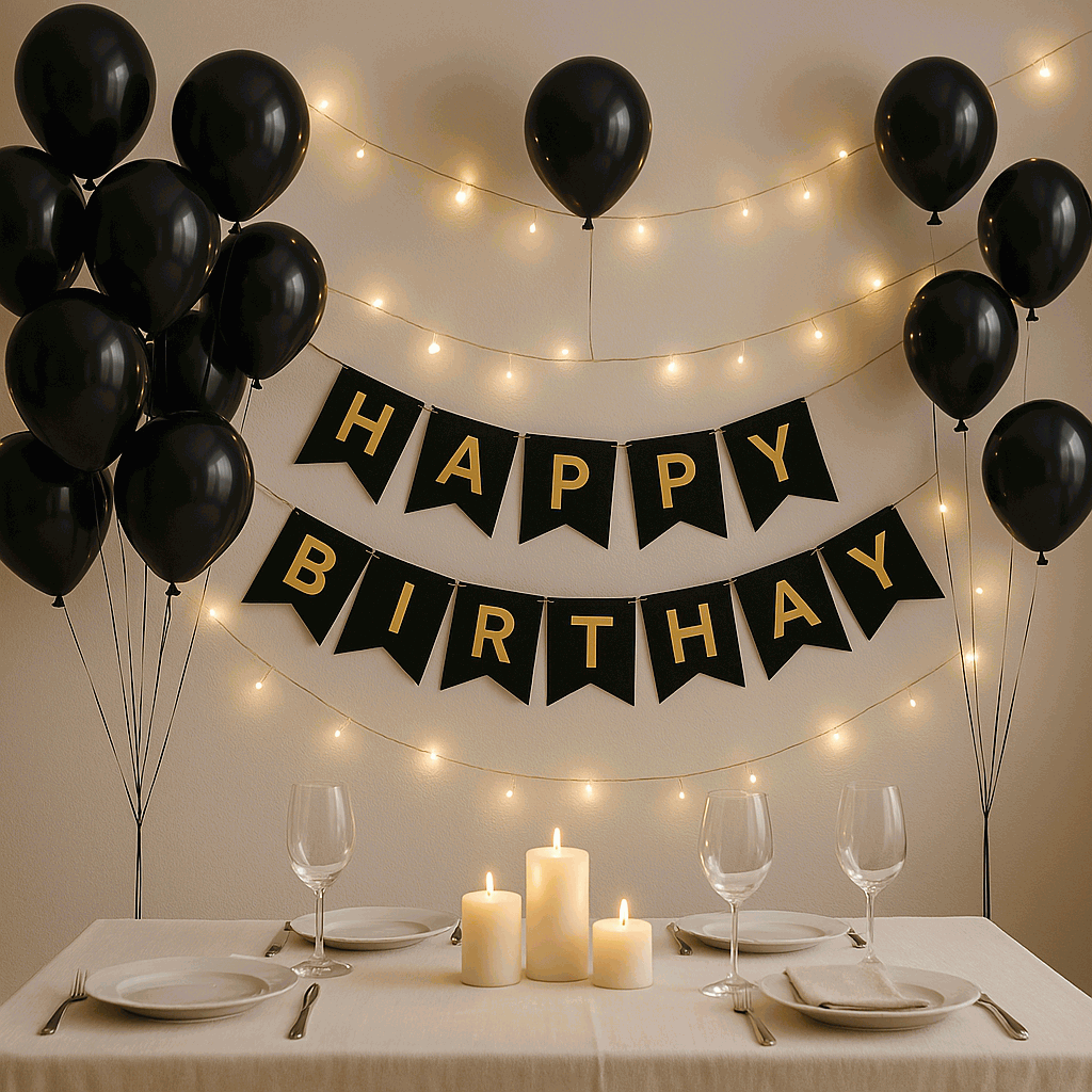 Globos de Cumpleaños Orgánicos 100 Piezas - 100% Látex Natural Biodegradable - Negro - 20 cm - imagen 2
