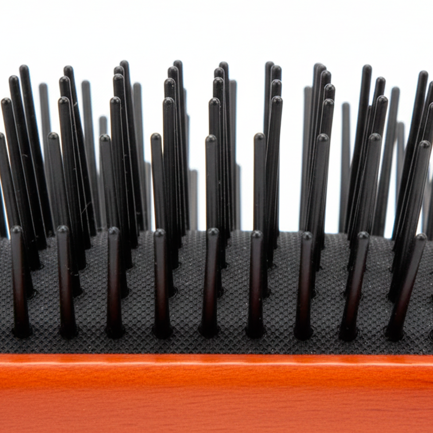 Cepillo Goma Rectangular con mango de madera - puas de plastico - Negro 20 cm - imagen 6