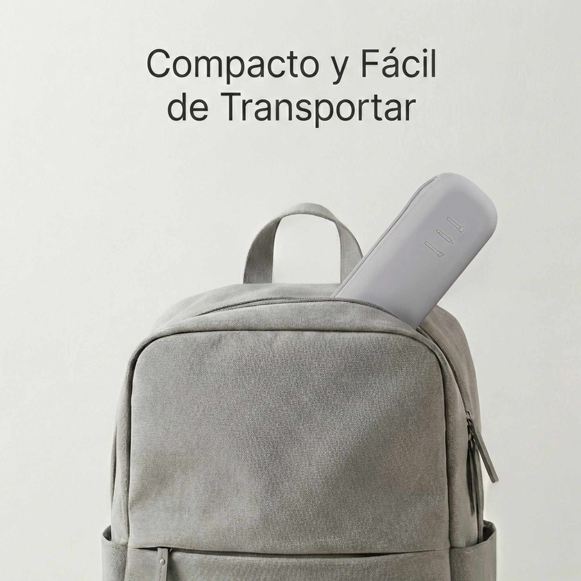 Estuche Rígido de Silicona con Cremallera – Funda Organizadora para Lápices, Maquillaje y Accesorios – Gris - imagen 5