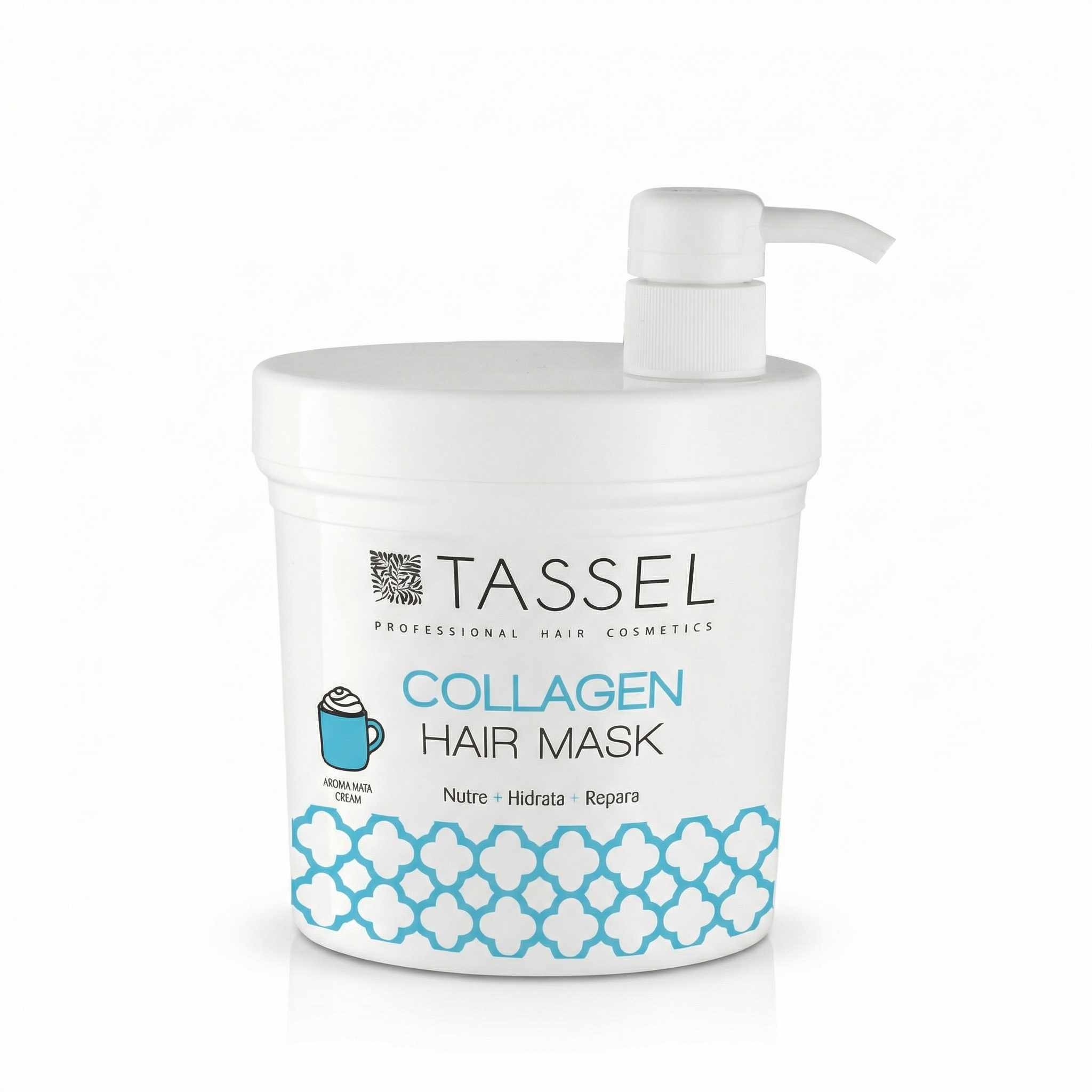 Mascarilla Capilar de Nata con Colágeno 1 Litro – Tratamiento Nutritivo y Reparador para Cabello Seco y Dañado - imagen 1